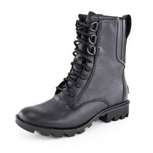 Sorel Phoenix Waterproof Lace Zip Combat Boots